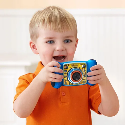 Vista 4 de VTech KidiZoom Camera Pix, Azul (Empaque sin Frustraciones)