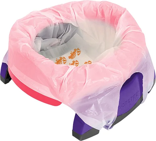 Vista 2 de Kalencom – 2-en-1 Potette Plus, anillo sanitario para inodoro, Total 1, Rosado