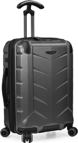 Vista 2 de Traveler's Choice Silverwood Ii Hardside - Maleta giratoria expandible, Gris - agotado, Silverwood Ii Hardside - Maleta giratoria expandible