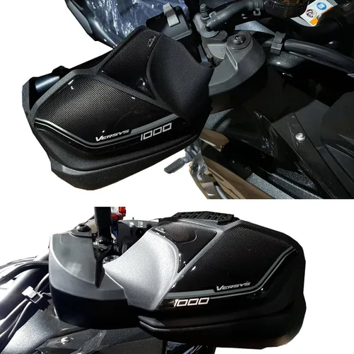 Vista 2 de Resin Bike Adhesivos 3D para motocicleta compatibles con Kawasaki Versys 1000 2019-2020 2019-2020. Adhesivos de resina, color verde y gris