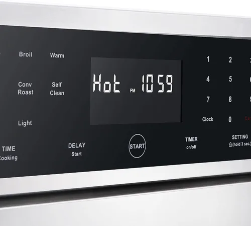 Vista 6 de THOR Kitchen Horno de pared de convección eléctrico profesional de 30 pulgadas en acero inoxidable - Modelo HEW3001