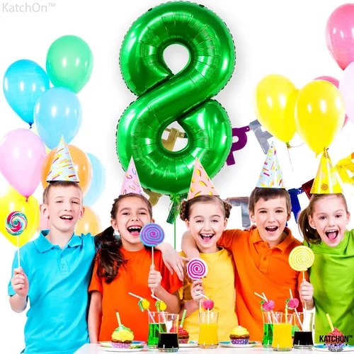 Vista 491 de KatchOn Globo negro del número 1 de 40 pulgadas, globo de feliz cumpleaños Large Mylar Number One Balloon for 1st Birthday Decorations, Foil