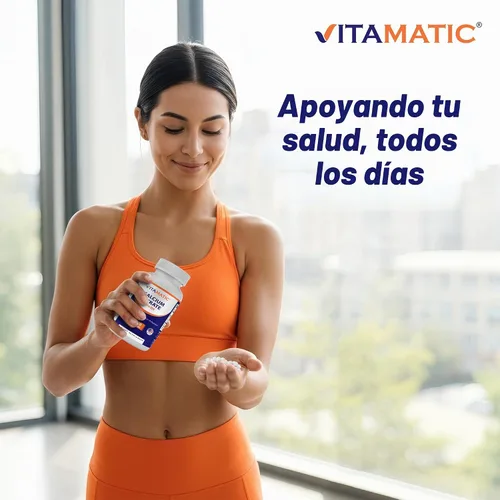 Vista 6 de Vitamatic Citrato de Calcio con Vitamina D3 – 240 Tabletas – Citrato de Calcio de Alta Absorción con D3 – Sin OGM, Sin Gluten