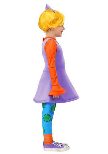 Vista 5 de Disfraz de Niña Angelica Toddler de Nickelodeon Rugrats Multicolor
