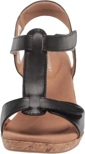 Vista 2 de Rockport Plataforma Blanca T Strap para mujer