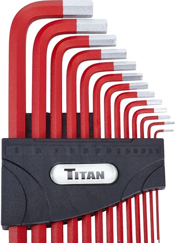 Vista 3 de Speedway Motors Titan Tools - Juego de llaves hexagonales Allen de extremo de bola de retén largo, SAE/métrico