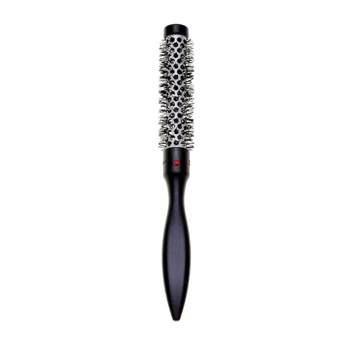 Vista 7 de Denman Thermo Ceramic Hourglass - Cepillo para rizar el cabello, alisar, rizos definidos, volumen y elevación de raíces, color gris