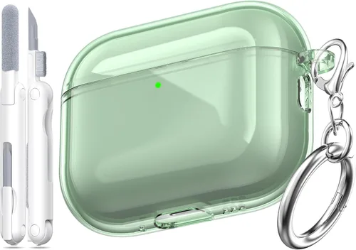 Vista 32 de Funda para Estuche de Airpods Pro de 2ª/1ª Generación, Compatible con Estuche de Airpods Pro de 2ª Gen Puerto de Carga USB C, Funda Suave