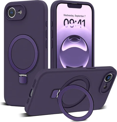 Vista 72 de Funda diseñada para iPhone 11 con soporte magnético invisible Compatible con Mag-Safe, a prueba de caídas de grado militar, a prueba de golpes