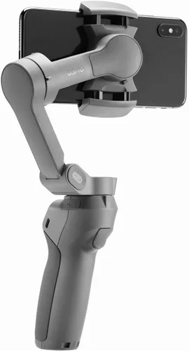 Vista 5 de DJI Osmo Mobile 3 Combo - Estabilizador de mano de 3 ejes para smartphone, cardán para vlog, youtuber, video en vivo para iPhone Android