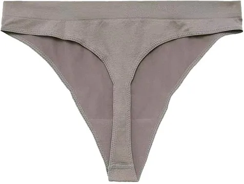 Vista 21 de Tangas francesas de cintura alta bragas de alta elasticidad sin costuras tangas Paquete de 3 Rojo