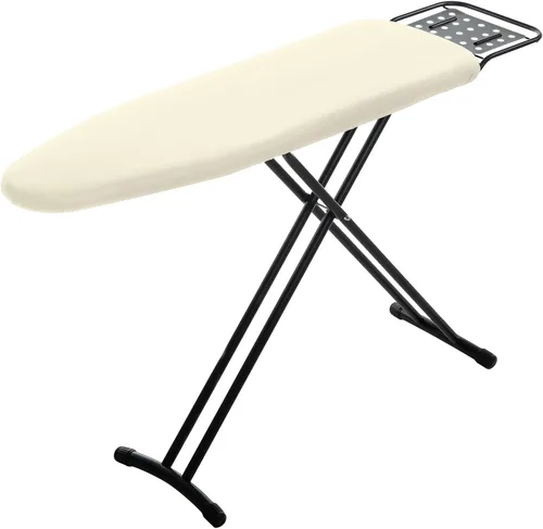 Vista 9 de Tabla de Planchar de Tamaño Completo, RAINHOL 54"x13" Tabla de Planchar Compacta de Servicio Pesado con Descanso para Plancha, Cubierta Resistente