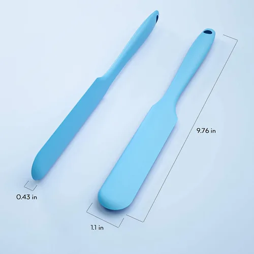 Vista 3 de Nicpro Kit de palitos de silicona – 2 palitos de resina y 2 espátulas raspadoras para mezclar resina, cera, pintura, epoxi, manualidades