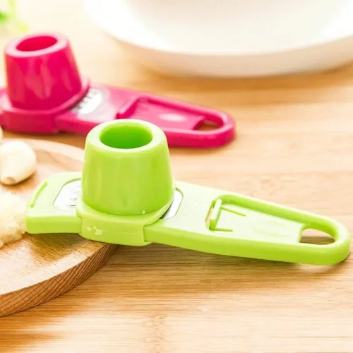 Vista 4 de Rallador de ajo, rallador de ajo francés, rallador de jengibre y ajo, cepillador manual, herramienta de corte multifuncional, accesorios de cocina