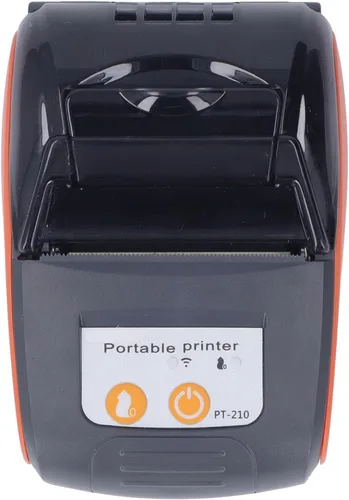 Vista 3 de YWBL-WH Impresora térmica de recibos POS Bluetooth Mini impresora de billetes de 2.283 in compatible con Android, iOS, máquina de impresión
