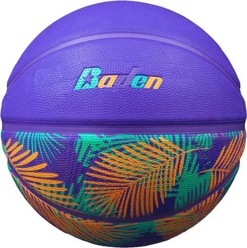 Vista 11 de Baden Lienzo Legend Court Diseño creativo de baloncesto de goma para exteriores Tamaño para jóvenes y adultos 5,6,7