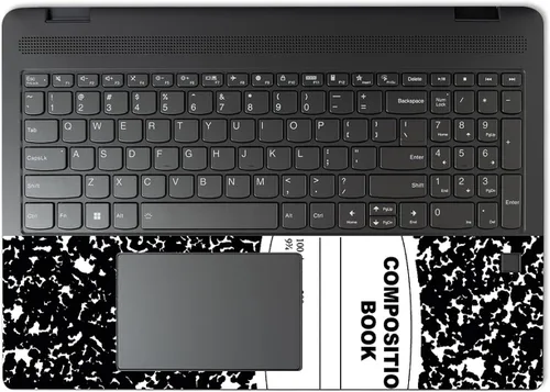 Vista 2 de MightySkins Skin - Kit de envoltura completa compatible con Lenovo IdeaPad Flex 5 de 16 pulgadas (2022) - Libro de composición Funda protectora