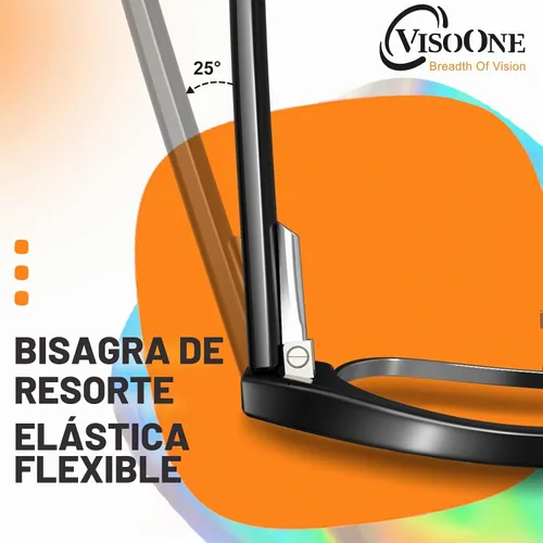 Vista 5 de VISOONE No Line Chunky Multifocal Readers with Blue Light Blocking YALE Transparente