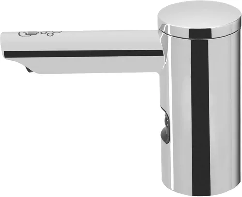 Vista 2 de Sloan ESD-2000 Dispensador de jabón de espuma montado en la cubierta, sensor infrarrojo activado, acabado cromado pulido, funciona