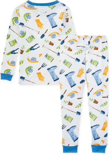 Vista 2 de Burts Bees - Conjunto de pijama para bebé camiseta y pantalón de 2 piezas 100 algodón orgánico