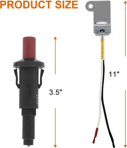 Vista 3 de DELSbbq 60092 - Kit de encendido para parrilla con botón pulsador, compatible con Weber Q300 Q3000, repuesto para arrancador de fuego de parrilla a