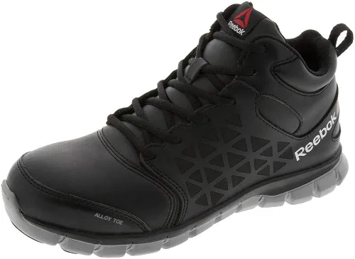 Vista 2 de Reebok Sublite Cushion - Botas de seguridad para hombre, corte medio, atléticas, industriales y de construcción