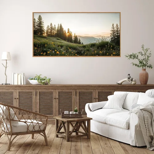 Vista 168 de FWIEXA Juego de Arte de Lienzo Bohemio Enmarcado para Pared, Cuadros Botánicos Verde Salvia Decoración de Pared, Impresiones de Arte de Plantas