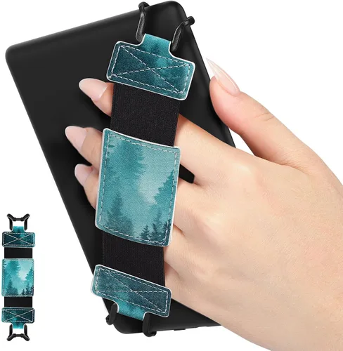 Vista 14 de MoKo Correa de mano suave para Kindle eReaders Fire Tablet de 6-8" Kindle/Kobo/Voyaga/Lenovo/Sony Kindle E-Book Tablet, Correa de mano versátil