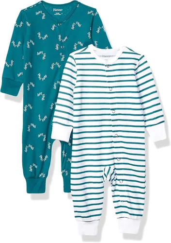 Vista 10 de Hanes Ultimate Baby - Trajes para dormir y jugar (2 unidades), para bebés, flexibles