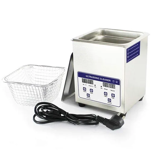 Vista 3 de ATO - Limpiador ultrasónico de 2 litros, con temporizador y calentador, máquina de limpieza ultrasónica portátil para el hogar de 110 V para joyas