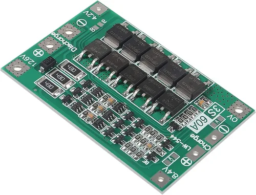 Vista 6 de 4PCS 3S 60A 12.6V 18650 Cargador PCB BMS Placa de protección de batería de litio de iones de litio Cargador de equilibrio Módulo de carga para motor