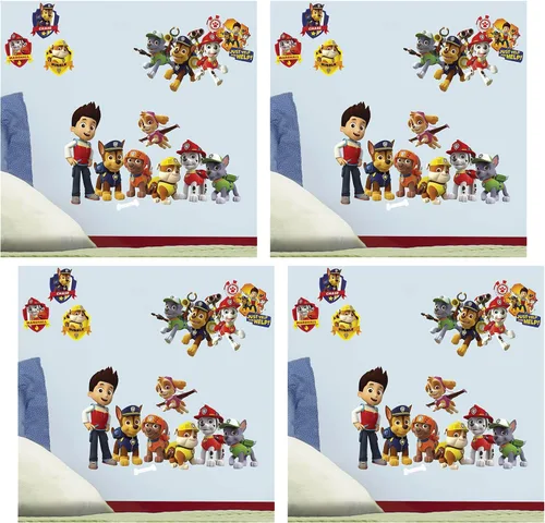 Vista 8 de RoomMates RMK2640SCS Paw Patrol - Calcomanías de pared para despegar y pegar (10 x 18 pulgadas)