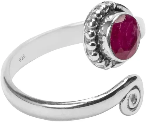 Vista 20 de Anillo de dedo del pie de piedra preciosa de plata de ley 925, joyería para el cuerpo, anillo de dedo del pie de la mano de la mano de la piedra