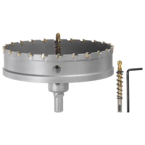 Vista 10 de HARFINGTON Cortador de carburo de sierra de agujero de metal de 0.472 in / 0.47 pulgadas de diámetro para acero inoxidable, metal, aleación