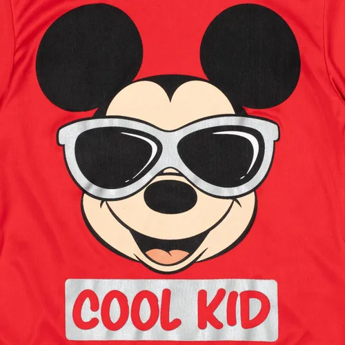 Vista 4 de Disney Conjunto de camiseta y pantalones cortos de malla para bebé de Mickey Mouse para niños pequeños