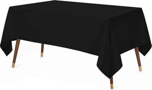 Vista 12 de Utopia Kitchen Mantel rectangular, 1 paquete, mantel lavable a máquina, mantel de poliéster para comedor, fiestas de bufé, pícnics, eventos, bodas
