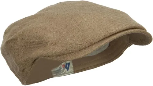Vista 4 de e4Hats Gorra de lino de verano para hombre Caqui