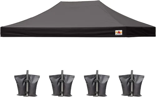 Vista 58 de ABCCANOPY Toldo de repuesto para tienda de campaña desplegable (8 x 8 pies, blanco)