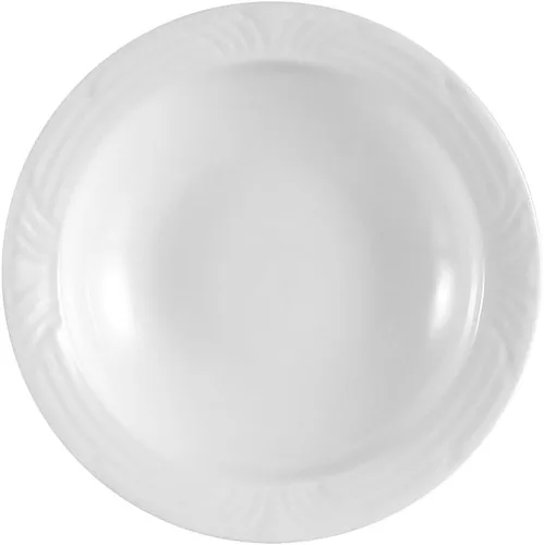 Vista 4 de CAC China BST-32 Boston - Frutero de porcelana súper blanca de 4-1/2 pulgadas, 3.5 onzas, caja de 36
