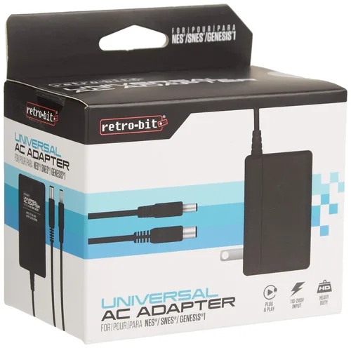 Vista 2 de Retro Bit 3 in 1 AC Adapter NESSNESGENESIS