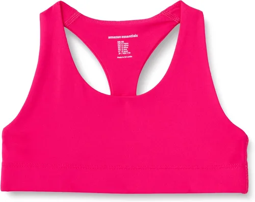 Vista 8 de Amazon Essentials Sujetador deportivo Total Train con cuello redondo y espalda cruzada para niña