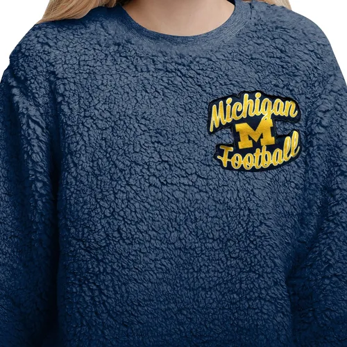 Vista 3 de FOCO NCAA - Conjunto de pantalones de camisa Sherpa para mujer