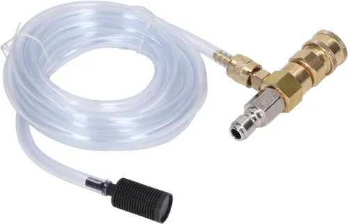 Vista 8 de Adjustable Chemical Injector Kit, Brass Stainless 5000PSI Chemical Injector with 9.8ft Tube, Pressure Washer Accessories