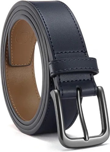 Vista 9 de CHAOREN Cinturones de cuero para hombre - Cinturón de 35mm de cuero genuino para jeans - Regalo para hombre para vestir casual
