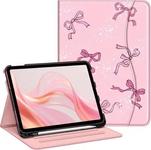Vista 38 de Fintie Funda tipo libro para iPad (A16) de 11ª generación de 11 pulgadas Negro
