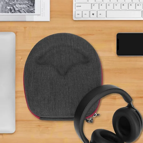 Vista 6 de Geekria Shield - Funda para auriculares sobre la oreja, funda rígida de repuesto para llevar de viaje con almacenamiento de cables, compatible