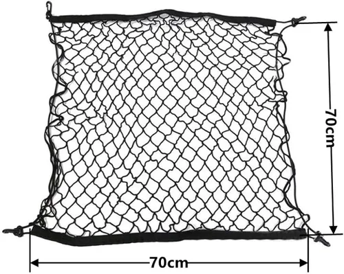 Vista 2 de 4 Hooks Car Trunk Cargo Net Mesh Storage Organizer,70cm x70cm Car Net,for Hyundai Santa Fe Pre-Facelift 2.7L GLS Limited SE 2007-2009