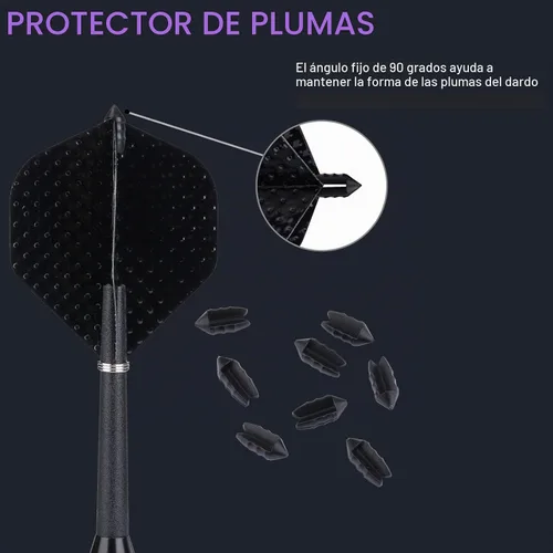 Vista 4 de Set de 12 dardos de punta metálica de 22/24 gramos, dardos de punta de acero para tablero de dardos con ejes de aluminio premium, 50 juntas tóricas