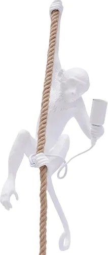 Vista 10 de TFCFL Vintage Monkey Pendant Light Chandelier Resin Hemp Rope Industrial Edison Ceiling Pendant Lamp Fixture, E26 Hanging Lamp Fixture for Indoor