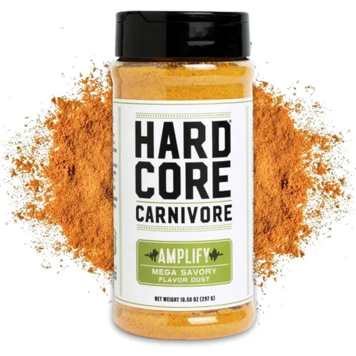 Vista 11 de Hardcore Carnivore Rojo: Condimento multiusos (coctelera de 11 onzas) Hecho en Texas, para cerdo, pollo, barbacoa, asar a la parrilla y ahumar